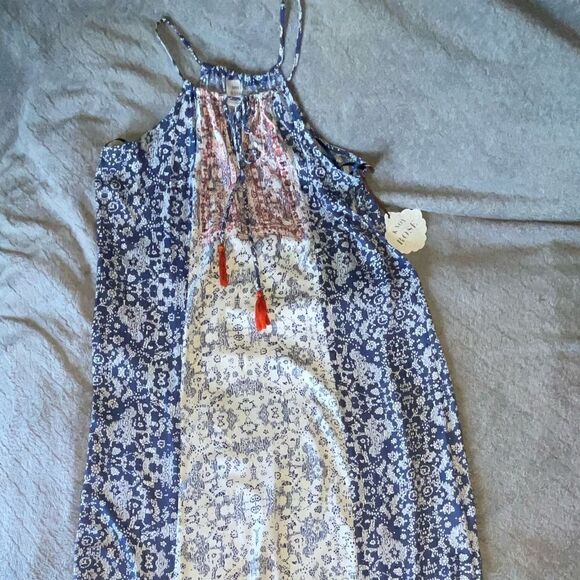 NWTs Knox Rose Long Sheath Boho Summer Dress Size Large - Picture 1 of 11